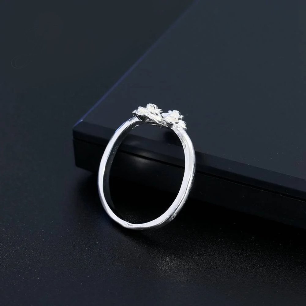 Ring Adjustable Cute Minimalist Ring 925 Sterling Silver Rings - Picture 5 of 7